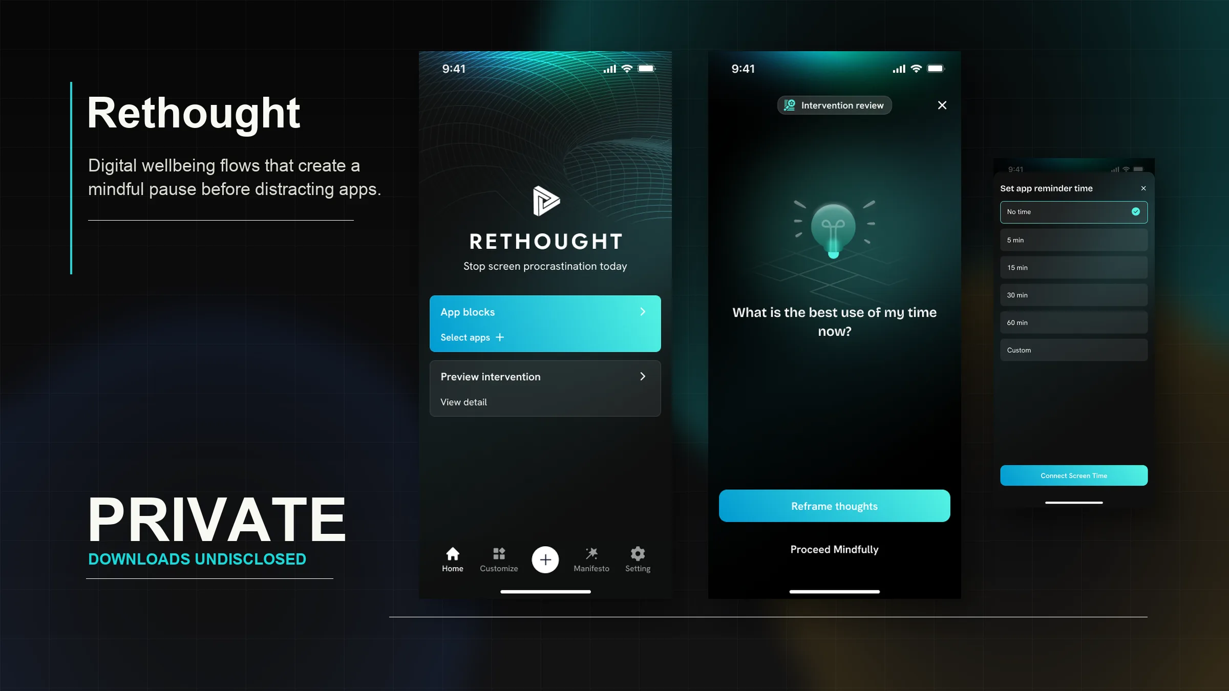 Rethought portfolio banner