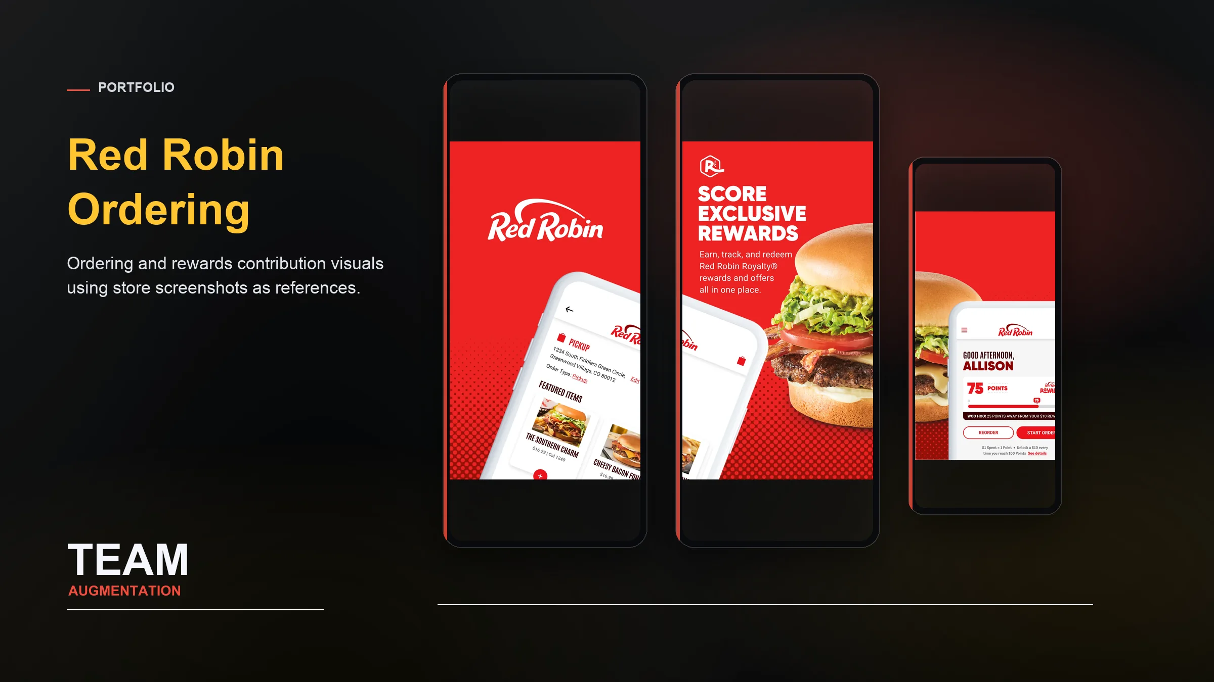Red Robin portfolio banner
