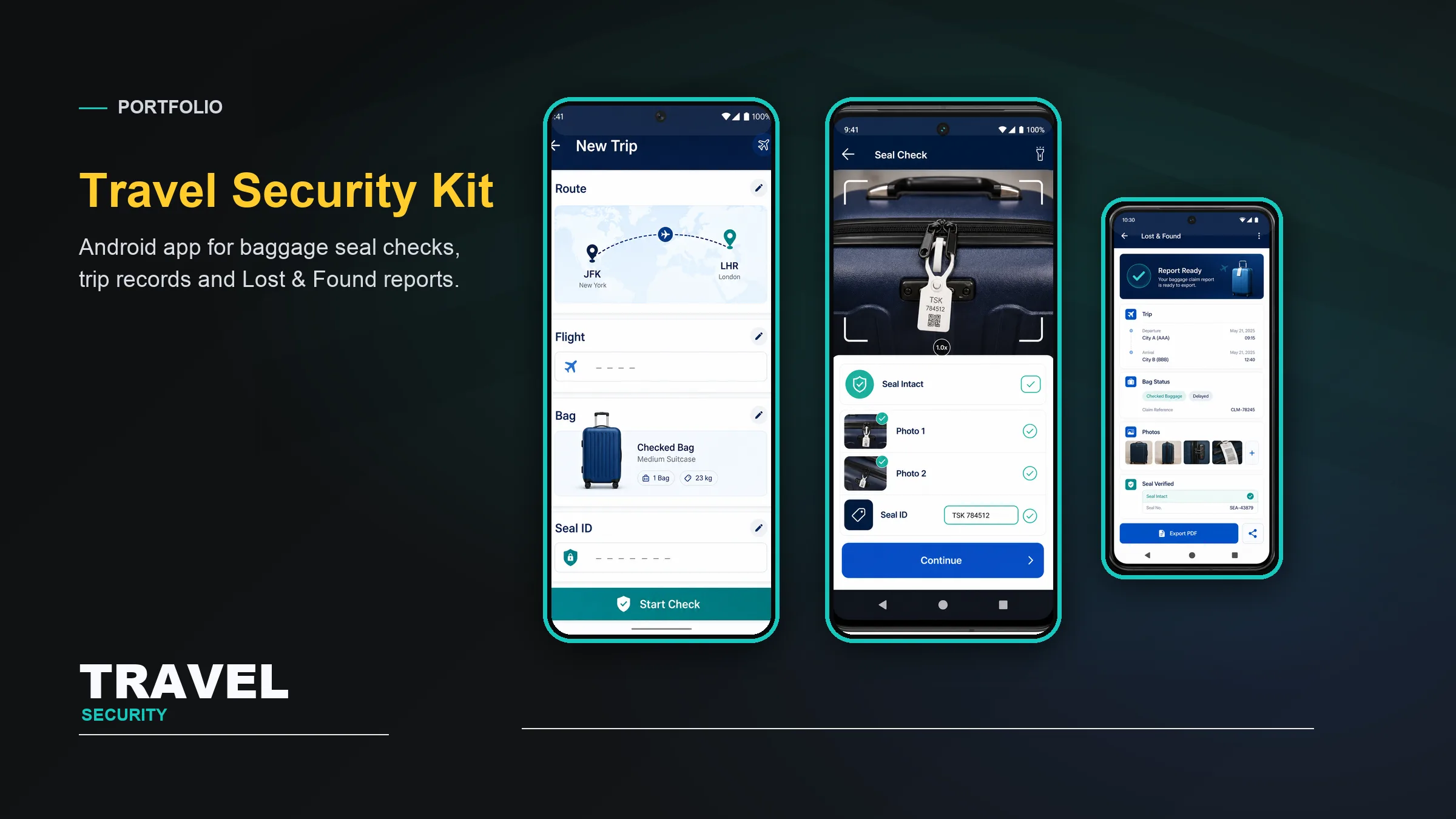 Travel Security Kit portfolio banner