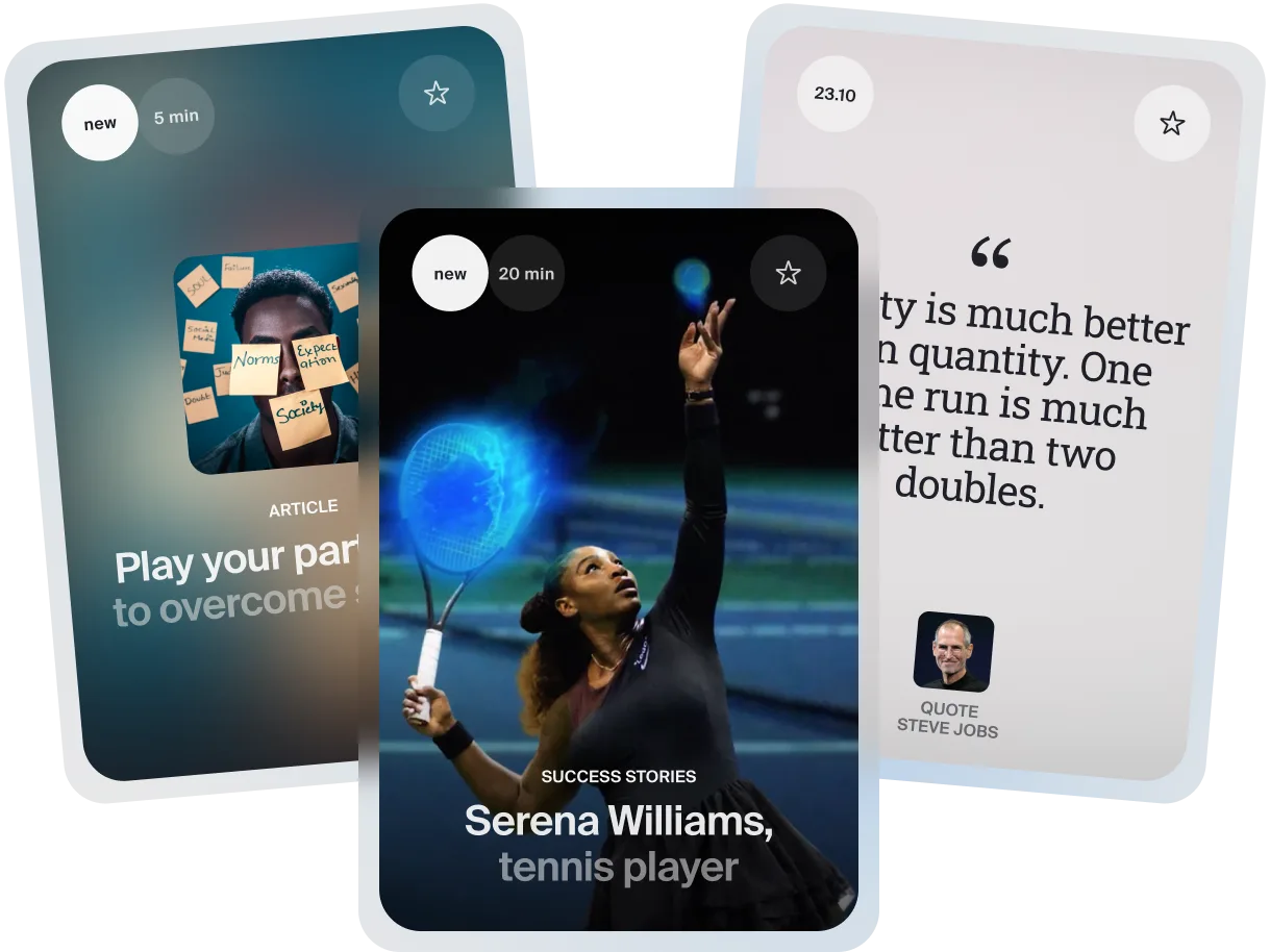 Content cards